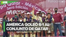 Copa Qatar-México termina con contundente goleada del América