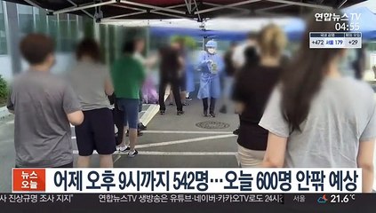 오후 9시까지 542명…29일 600명 안팎 예상