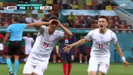 Mario Gavranović goal  FRA3-3SWI