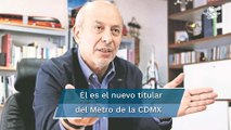 ¿Quién es Guillermo Calderón, nuevo titular del Metro CDMX?