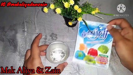 Puding Jagung Lapis Pandan Cetakan Bunga Matahari Ala Mak Aliya & Zain