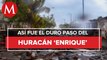 Enrique' deja carreteras cerradas, daños a infraestructura y un puente caído en Colima