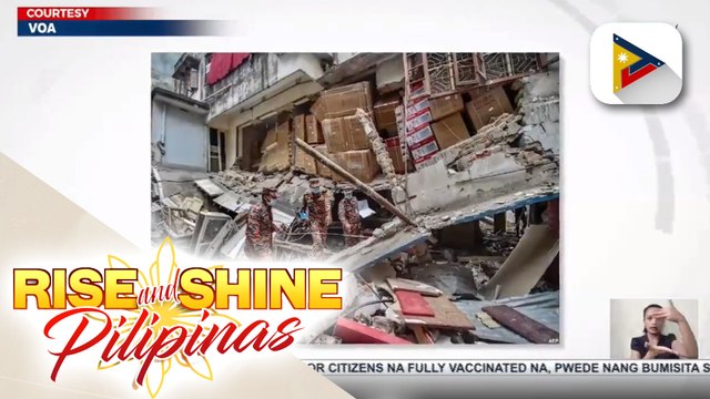 Sanhi ng pagsabog sa Bangladesh, masusing sinisiyasat ng mga otoridad