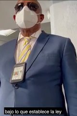 Vídeo del momento en que impiden a Jean Alain salir del país