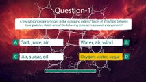 MCQ test from matter in our surroundings, Class 9 chemistry, class 9 science