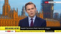 Matt Hancock resigns as Health Secretary
