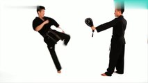 18-How to Do a Hop Step Roundhouse Kick - Taekwondo Training
