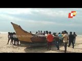 Fishermen Removing Boats To Safe Places At Paradeep Of Odisha  Ahead Of Cyclone Yaas Landfall