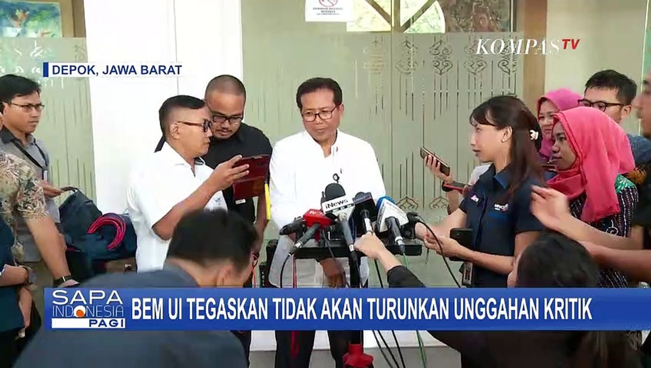 BEM UI Tegaskan Tidak akan Turunkan Unggahan Kritik