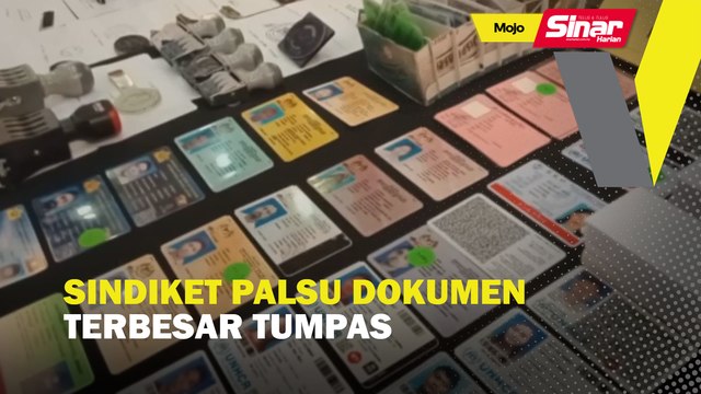 Sindiket palsu dokumen terbesar tumpas