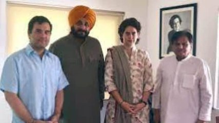 Navjot Singh Sidhu to meet  to meet Rahul, Priyanka Gandhi today