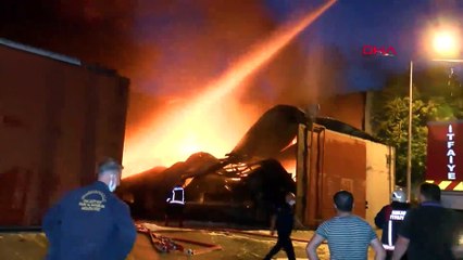 Ankara'da geri dönüşüm tesisinde yangın