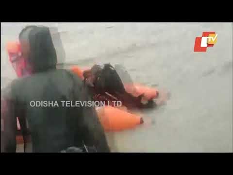 NDRF Team Doing Rescue Operation During Cyclone Yaas In Odisha