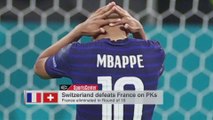 Kylian Mbappe and world champions France crash out of Euro 2020 after losing against Switzerland in Penalties
