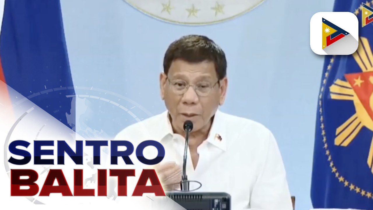 Pangulong Duterte, bukas umano sa ideya na tumakbo sa pagka-VP sa 2022 National Elections; Pangulo, may hamon kay Sen. Pacquiao sa kampanya ng pamahalaan vs. katiwalian