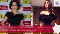 When Vaani Kapoor & Kangana Ranaut Spotted Wearing A Alike Fur Black Dress