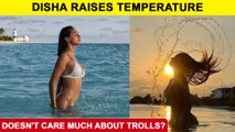 Disha Patani Poses In A White Bikini In A New Photo From Maldives Vacation