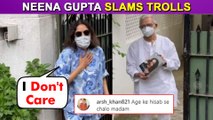Neena Gupta Gets ANGRY After Being Trolled For Wearing Short Dress To Meet Gulzar