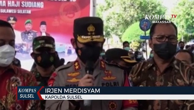Dukung Progra Sejuta Vaksin, Polda Sulsel Gelar Vaksinasi Massal