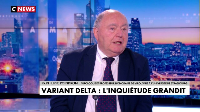 Pr Philippe Poindron : «Il est vrai que ce variant est plus facilement transmissible (...) Mais de tous les trois variants de soulignage indien, ce n'est certainement pas le plus mauvais»