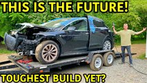 Rebuilding A Wrecked 2020 Tesla Model X