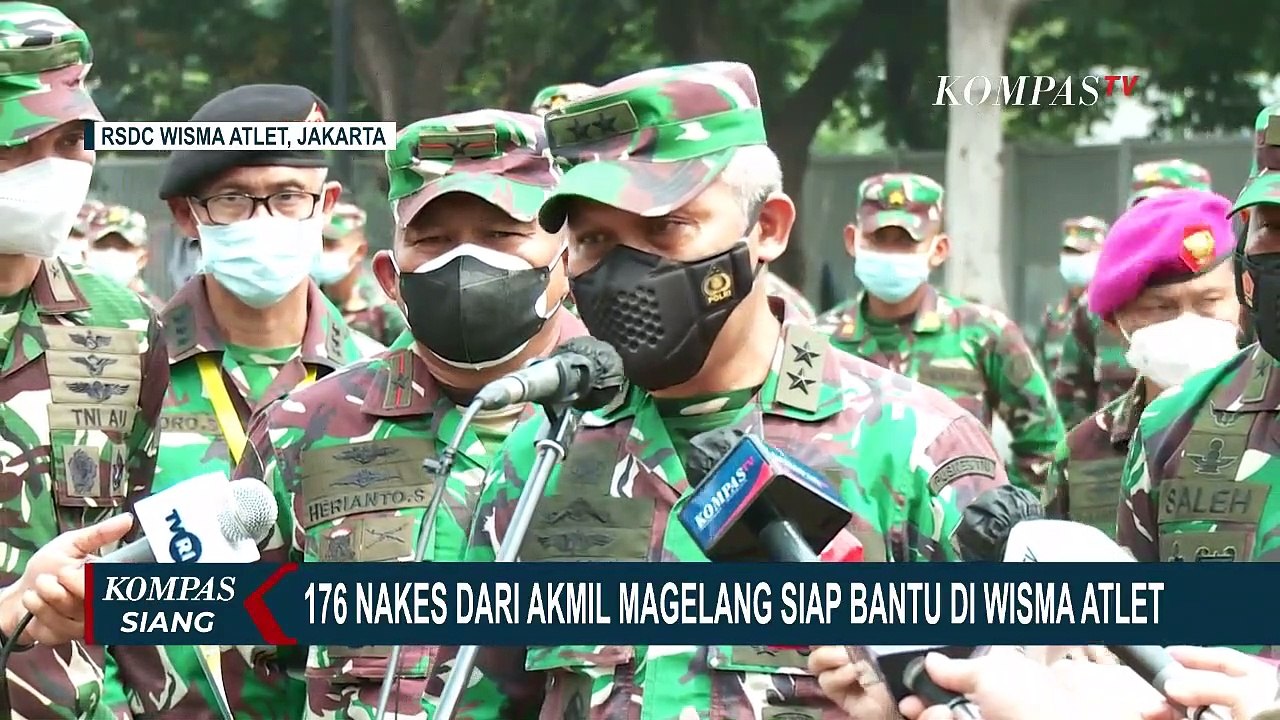 7.123 Pasien Covid-19 Dirawat di RS Wisma Atlet, 176 Nakes dari Akmil Siap Bantu Pelayanan