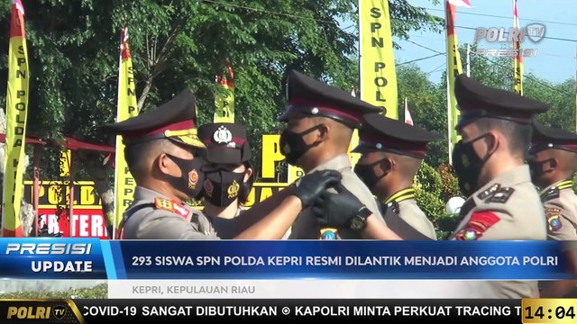 Kapolda Kepri Pimpin Upacara Penutupan Pendidikan Bintara Polri 2021
