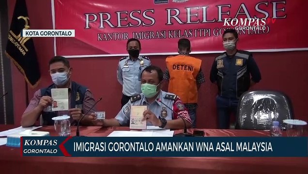 Melanggar Izin Tinggal, Imigrasi Gorontalo Amankan WNA Asal Malaysia