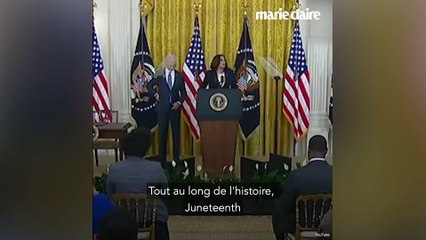 Kamala Harris raconte l'histoire derrière le jour férié Juneteenth
