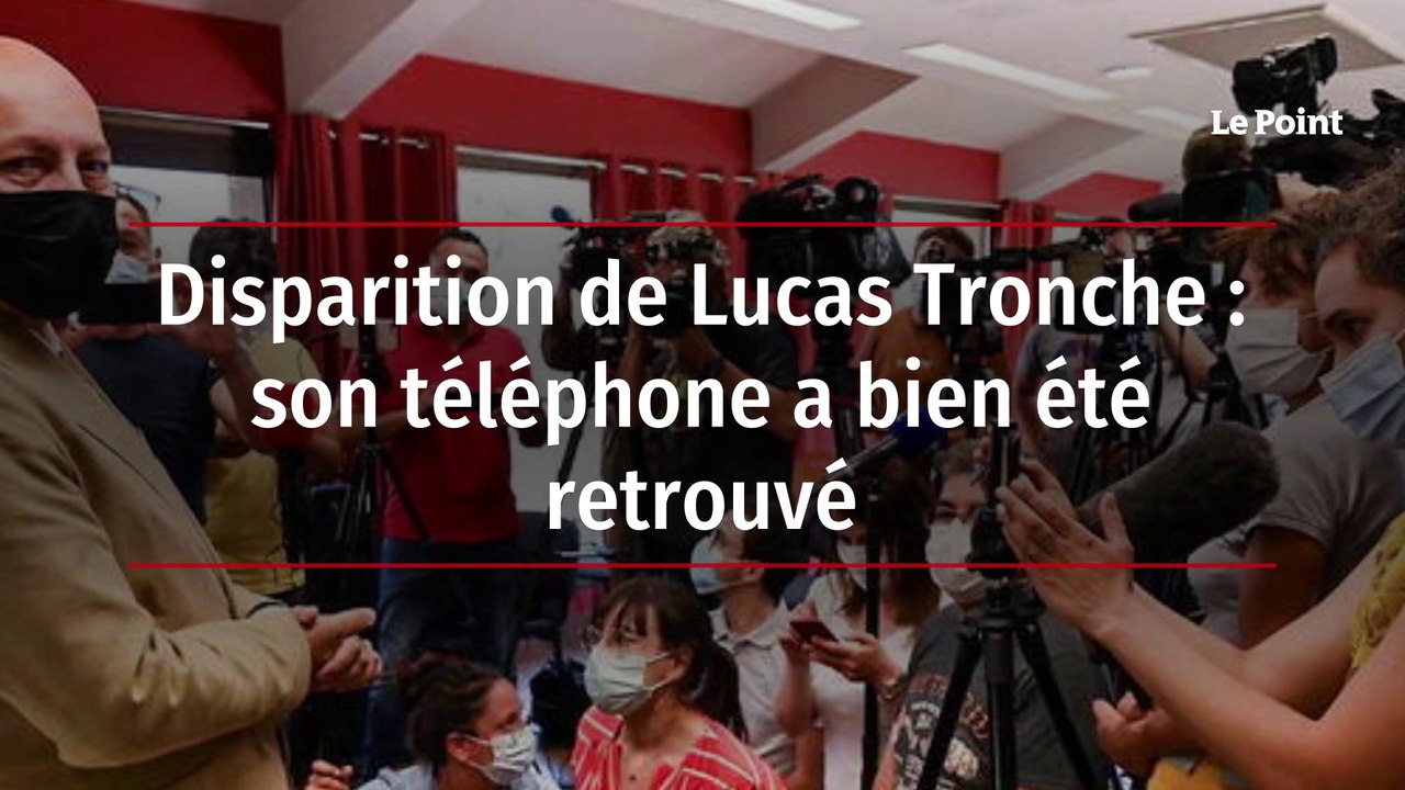 Disparition de Lucas Tronche  son téléphone a bien été retrouvé