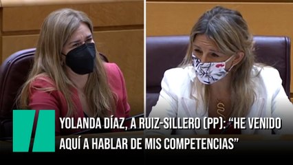 Yolanda Díaz apabulla a una senadora del PP