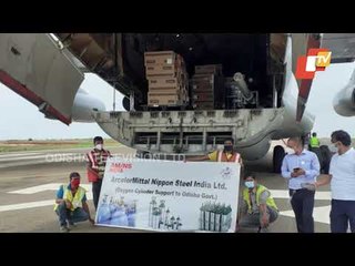Oxygen Cylinders From China Reach Bhubaneswar