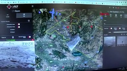 Marmaris'teki orman yangınını İHA böyle tespit etti