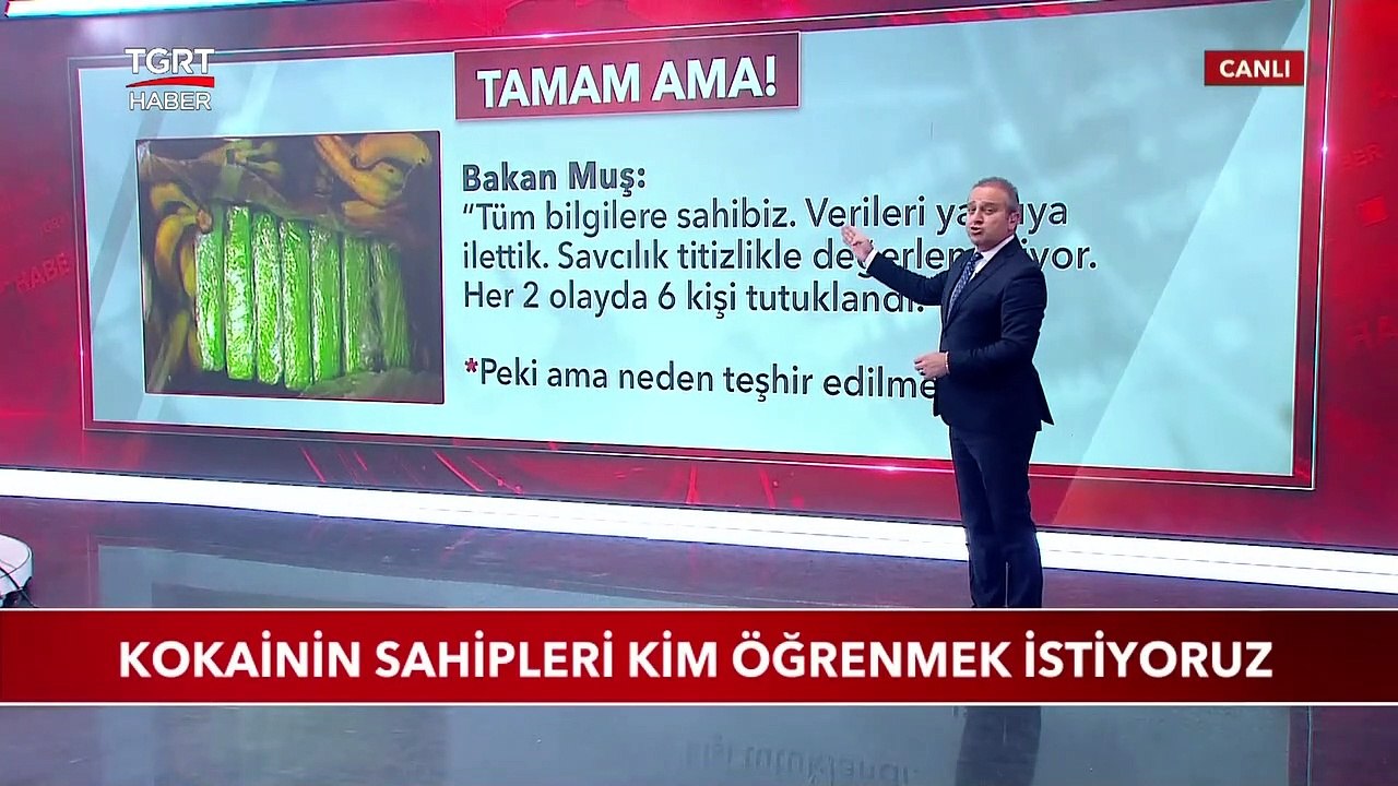 Kokain Sorularımıza Bakan Muş Cevap Verdi- Ekrem Açıkel İle TGRT Ana Haber