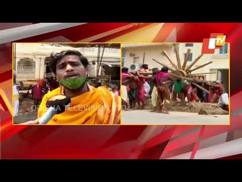 Preparation In Full Swing For Chaka Dera ritual In Puri Ahead Of Rath Yatra