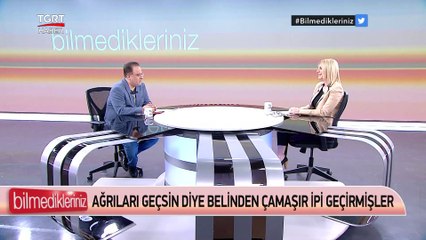 Alternatif Tıbbın Bu Kadarı: Belinden Çamaşır İpi Geçirdiler!