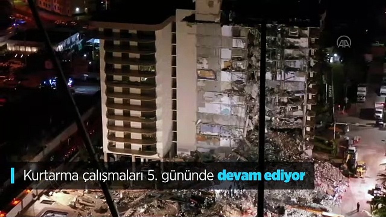 ABD'de çöken 13 katlı binada hayatını kaybedenlerin sayısı 10'a çıktı