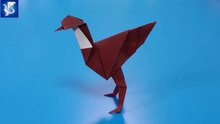 ostrich origami