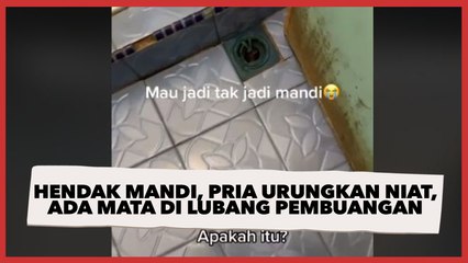 Hendak Mandi, Pria Ini Urungkan Niat, Ada Mata Memandang dari Lubang Pembuangan