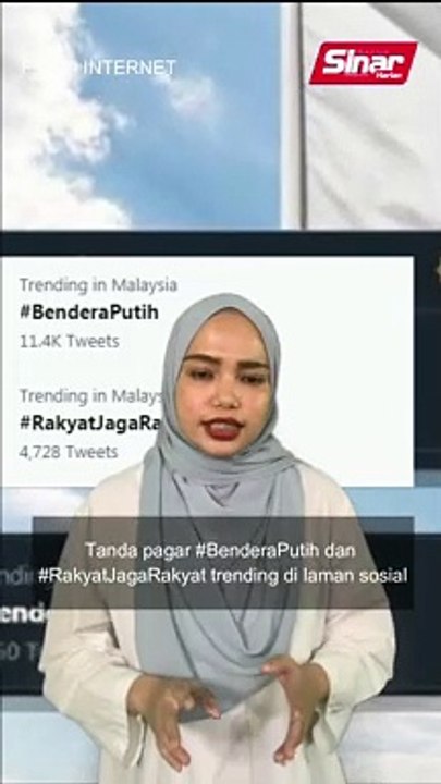 #BenderaPutih: Apa kata warganet?