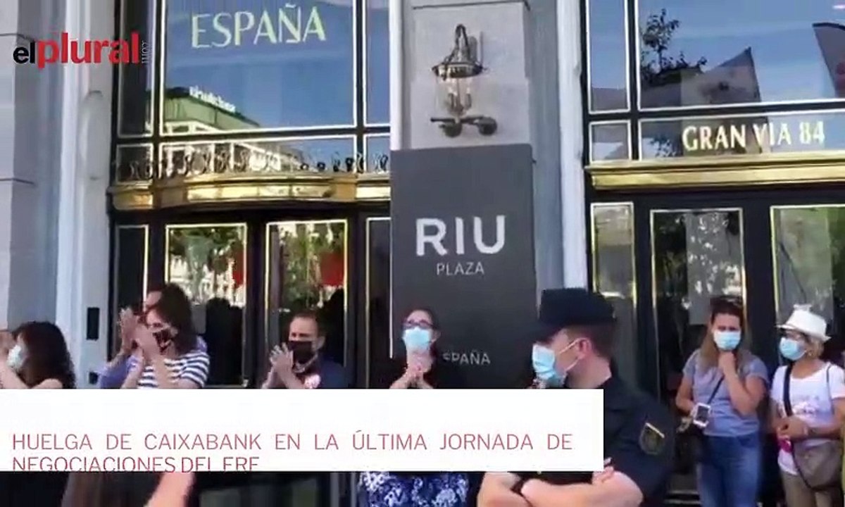 Huelga de CaixaBank en la última jornada de negociaciones del ERE