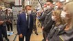 Inauguration d'une usine ultra moderne pour Emmanuel Macron