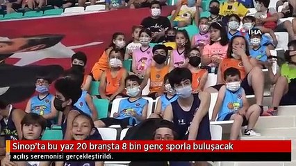 Sinop'ta bu yaz 20 branşta 8 bin genç sporla buluşacak