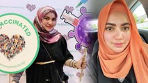 Syoknya orang Brunei! Tak payah keluar pakai mask, Nina Iskandar kata orang berebut ambil vaksin