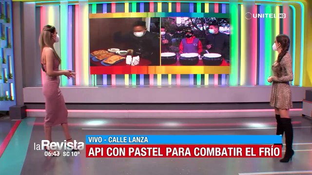 Piki Gamarra y Ronald Arnez degustaron de varias opciones para combatir el frío