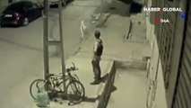 İstanbul'da bisiklet hırsızlığı kamerada