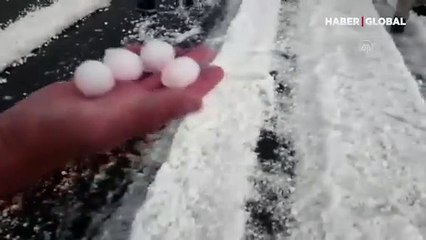 Bu görüntü bugün Türkiye'de çekildi! Resmen kış yaşandı