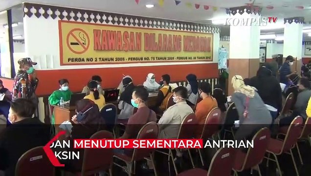 Kericuhan Terjadi Saat Vaksinasi Covid-19 Massal di GOR Ciracas