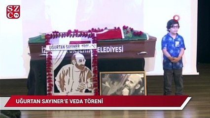 Uğurtan Sayıner'e veda töreni