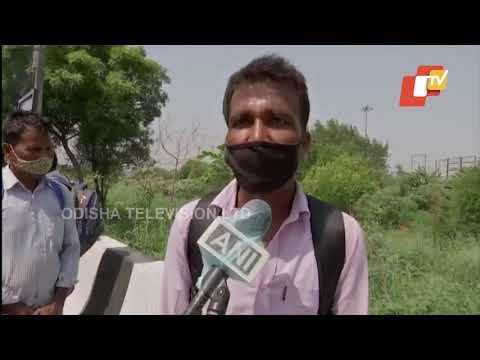 Migrant Workers Continue To Move To Delhi Following Improvement In COVID Situation